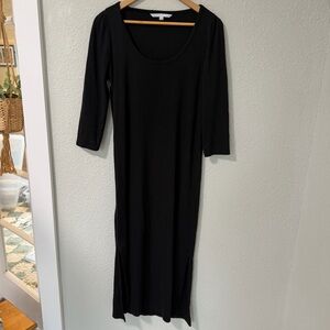 The Nines by Hatch Black Long Sleeve Dress